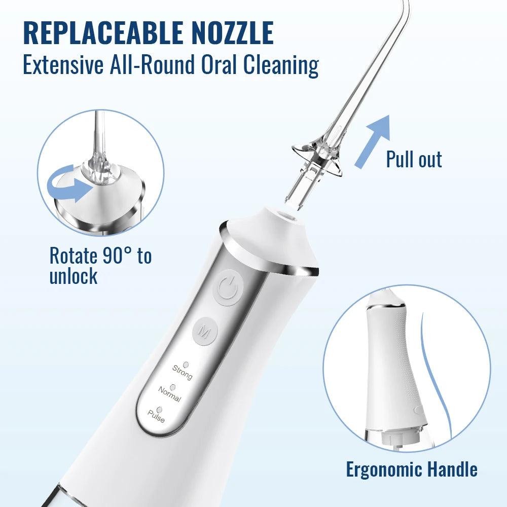 Water Flosser with 5 Nozzles